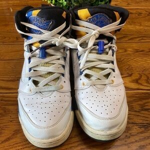 𝅺nike Air Jordan White Blue Sixty Plus Laney Sz10.5